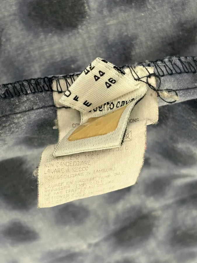 Roberto Cavalli Blue Leopard Obscure Shirt mOUEoNt 11