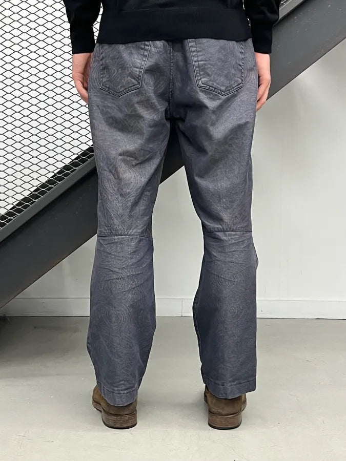 2000s Cavalli Blue Psycho Tribal Pants bHOcWnF 2