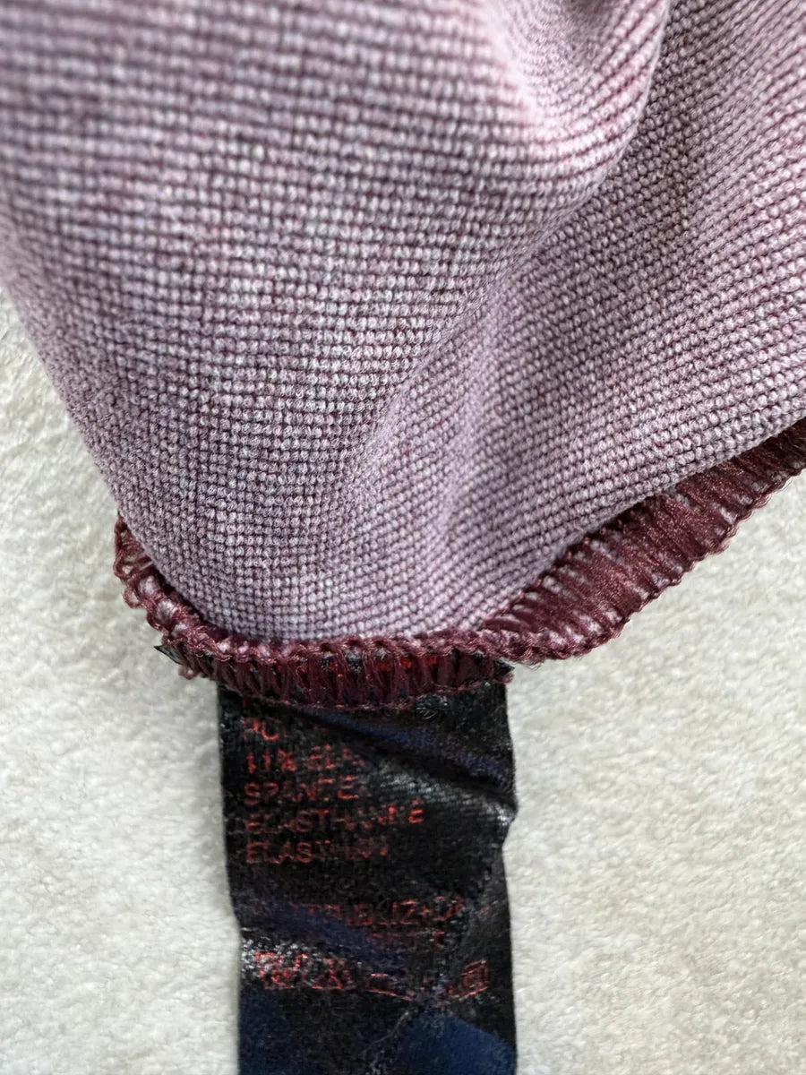 2000s Cavalli Bordeaux Denim Trompe LOeil Washed Longsleeve NfCJuqA 6