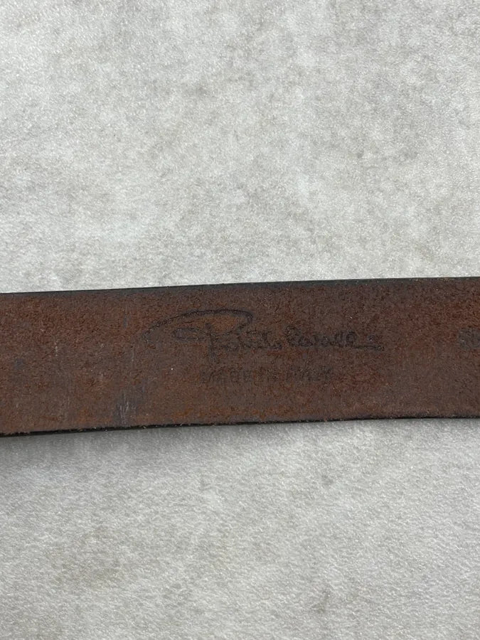 2010s Roberto Cavalli Brown Double Logo Belt WmlahLJ 8