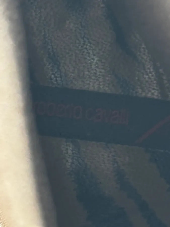 2000s Roberto Cavalli Brown Python Cowboy Boots WRvVdEX 9