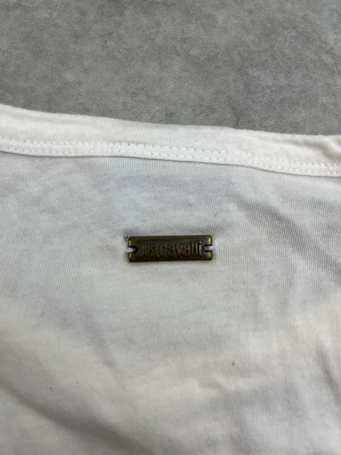 2000s Cavalli Lion White Longsleeve ZKObRIi 9