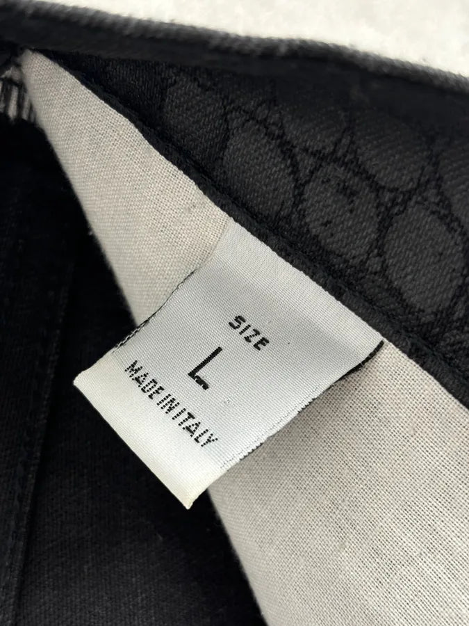 2000s Roberto Cavalli Crocodile Effect Obscure Black Pants JrYOOhd 12