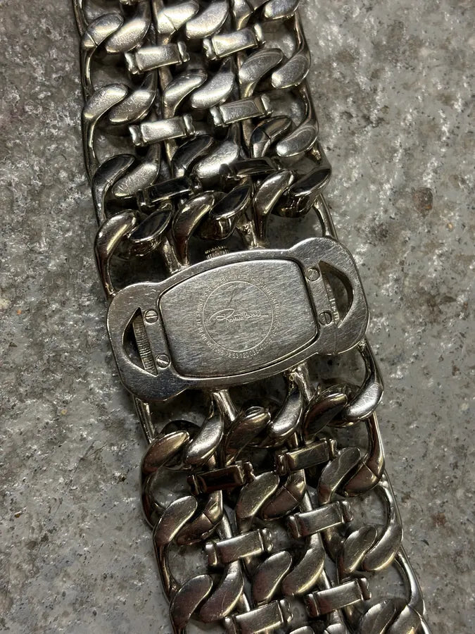 Roberto Cavalli Cuban Chain Grey Watch  roZpujE 7