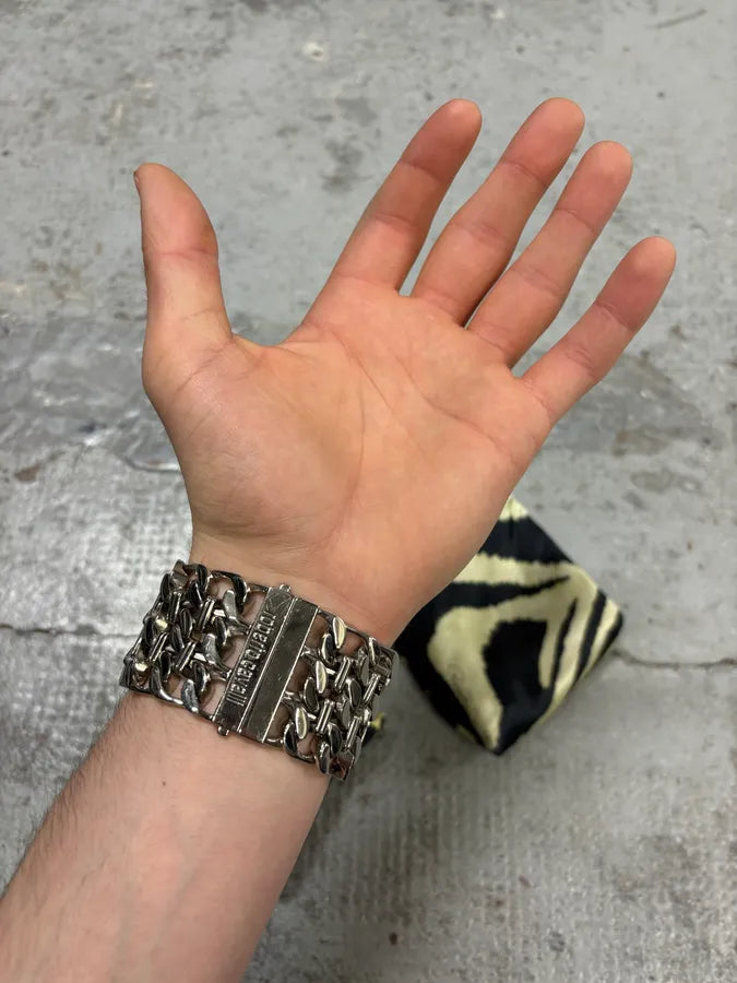 Roberto Cavalli Cuban Chain Grey Watch  roZpujE 1