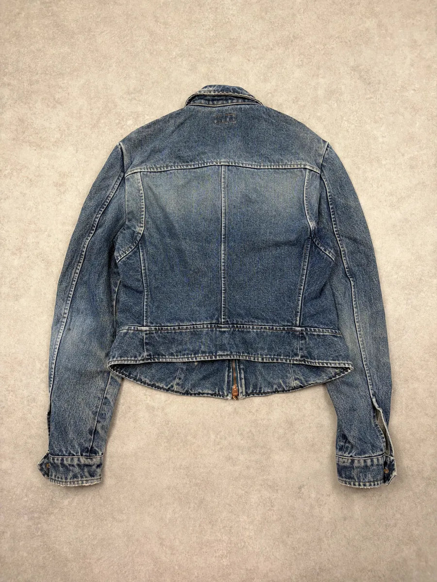 SS2003 Roberto Cavalli Blue Denim Jacket AAutsDa 9