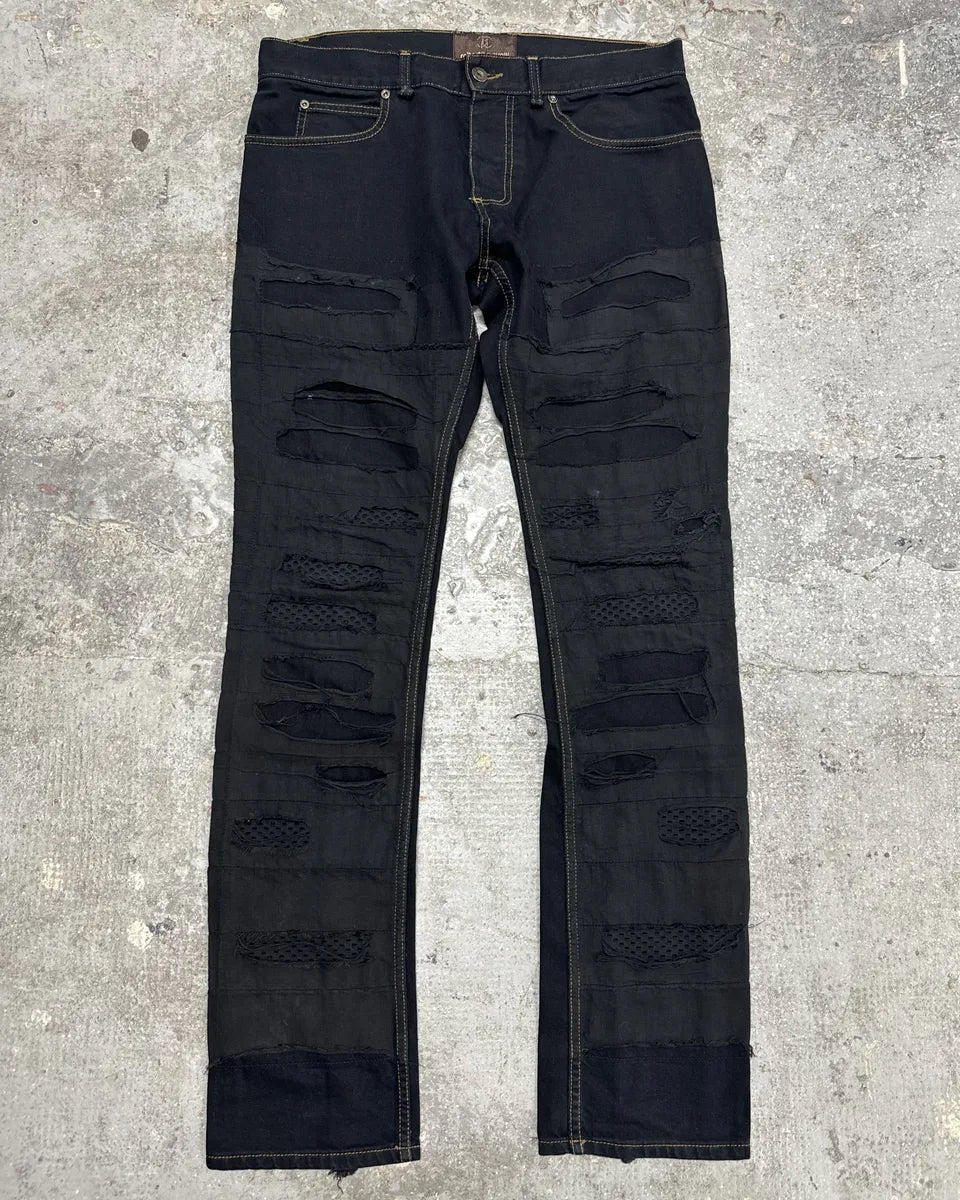 Roberto Cavalli Distressed Rebel Obscure Jeans (M/L) 0