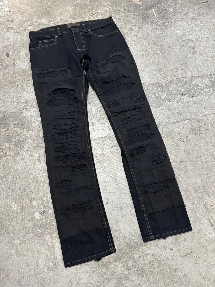 Roberto Cavalli Distressed Rebel Obscure Jeans (M/L) 4
