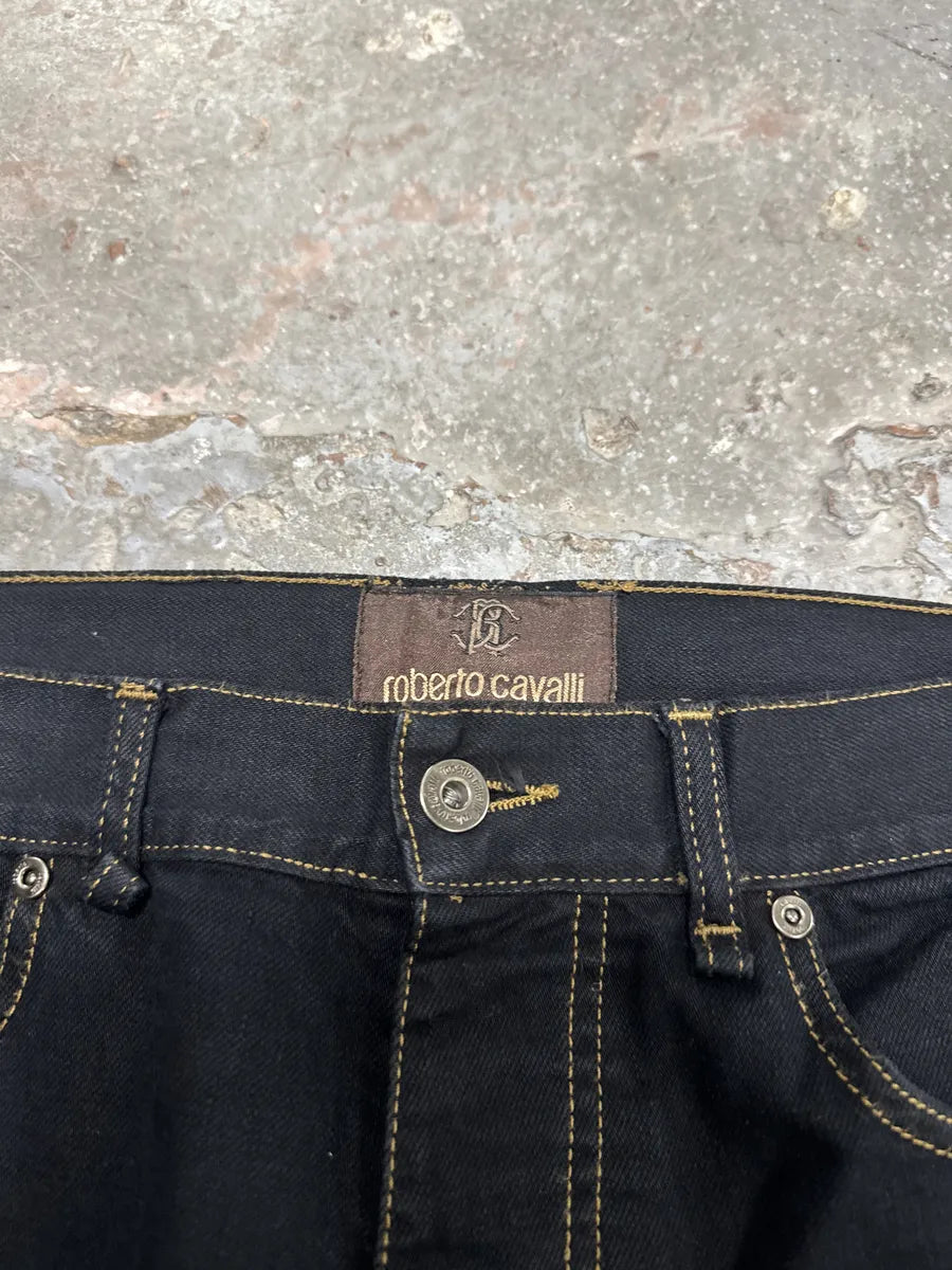 Roberto Cavalli Distressed Rebel Obscure Jeans (M/L) 5