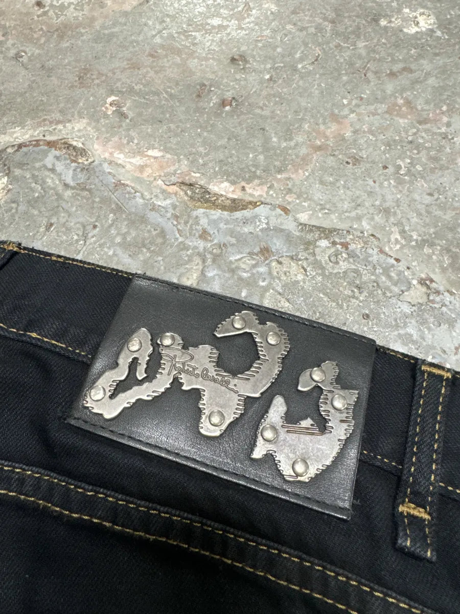 Roberto Cavalli Distressed Rebel Obscure Jeans (M/L) 6