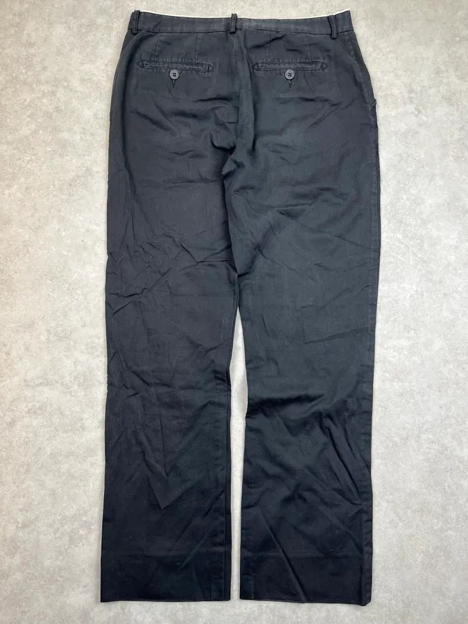 2000s Roberto Cavalli Embroidered Tribal Black Pants wnKxAHx 4