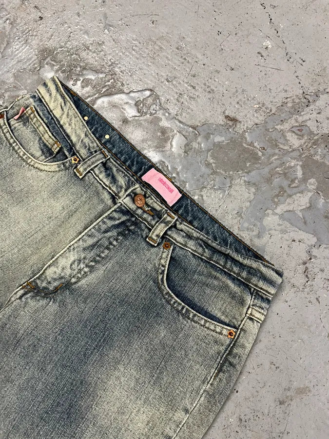 Roberto Cavalli Embroidered Sauvage Nature Blue Jeans aYlaubH 4