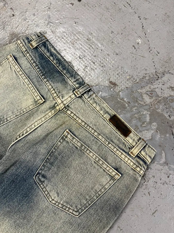 Roberto Cavalli Embroidered Sauvage Nature Blue Jeans aYlaubH 8