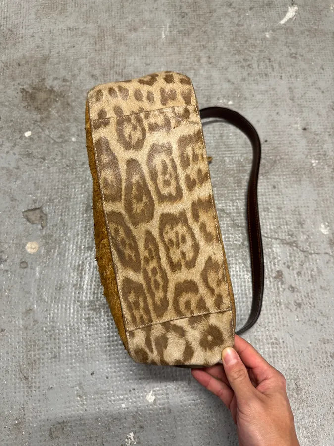 Roberto Cavalli Freedom Leopard Effect Handle Bag (OS) 3