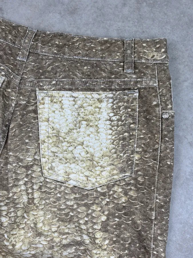 2000s Roberto Cavalli Gold Metallic Pants AoDOhOh 7