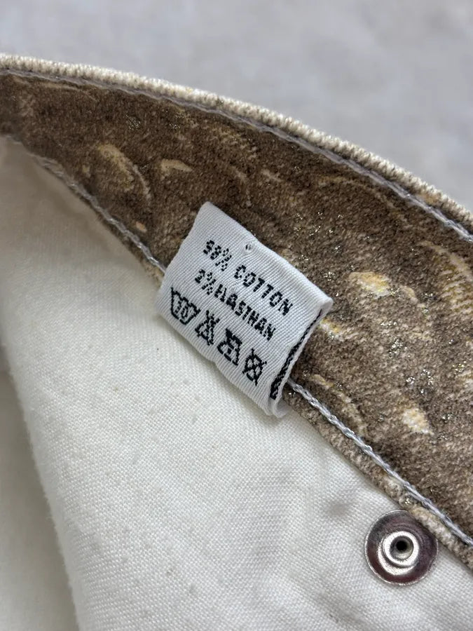 2000s Roberto Cavalli Gold Metallic Pants AoDOhOh 12