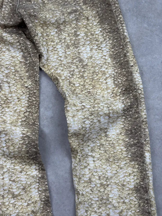 2000s Roberto Cavalli Gold Metallic Pants AoDOhOh 9