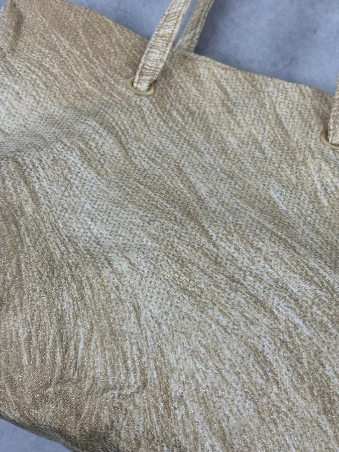Roberto Cavalli Gold Textured Tote Bag rRwEpYW 6