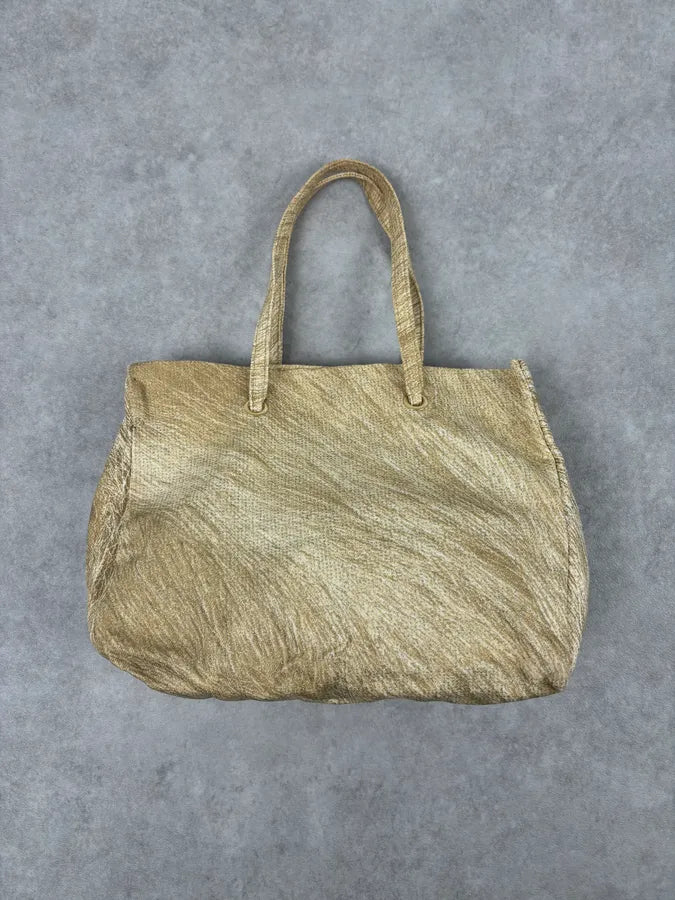 Roberto Cavalli Gold Textured Tote Bag rRwEpYW 4