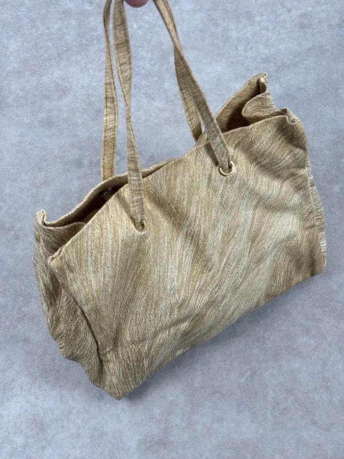 Roberto Cavalli Gold Textured Tote Bag rRwEpYW 10