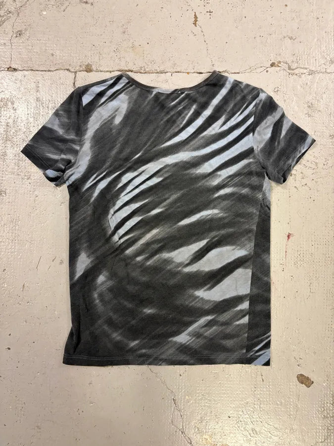 Roberto Cavalli Grey Tiger Print T-Shirt RaTnAqK 4