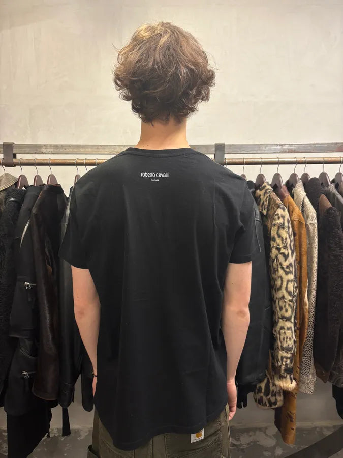 Roberto Cavalli Grey Dark Obscure Tiger Print Tee-Shirt (M/L) hVfyVfS 2