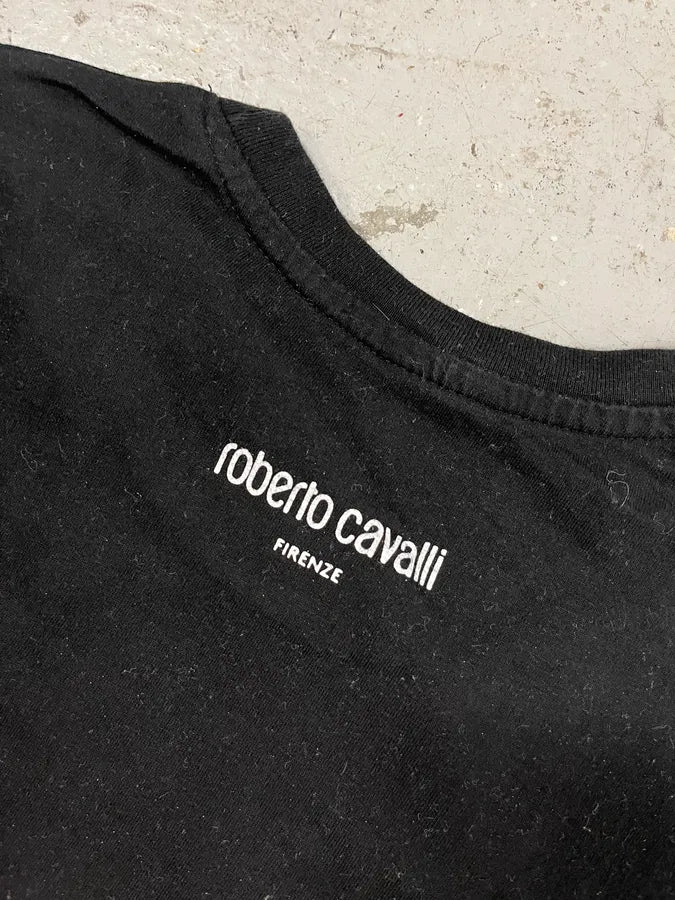 Roberto Cavalli Grey Dark Obscure Tiger Print Tee-Shirt (M/L) hVfyVfS 6