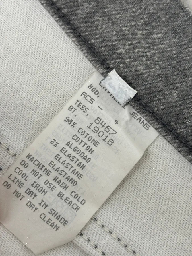 2000s Cavalli Grey Overprint Vitality Pants bbqMNXl 10