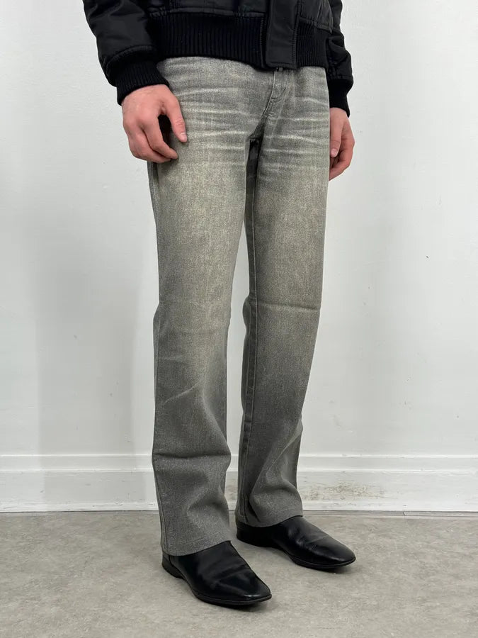 2000s Cavalli Grey Overprint Vitality Pants bbqMNXl 2