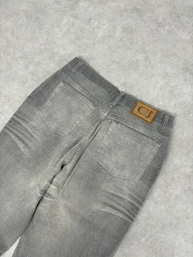 2000s Cavalli Grey Overprint Vitality Pants bbqMNXl 6