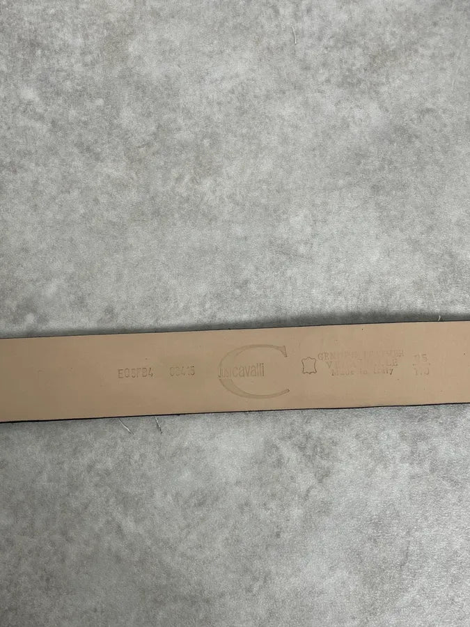 Roberto Cavalli Blue Distressed Denim Belt  SihVFjL 7