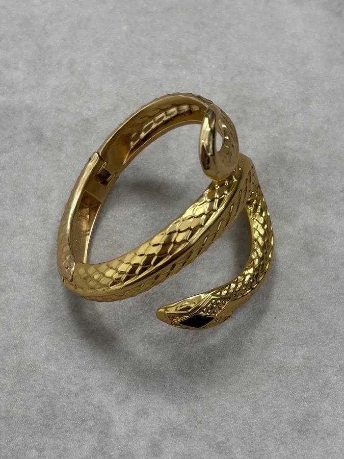 Roberto Cavalli Guilded Snake Bracelet rooFjUS 3