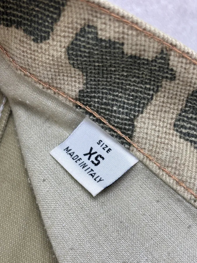 AW2001 Roberto Cavalli Khaki Raven Bird Pants cWEsxof 10