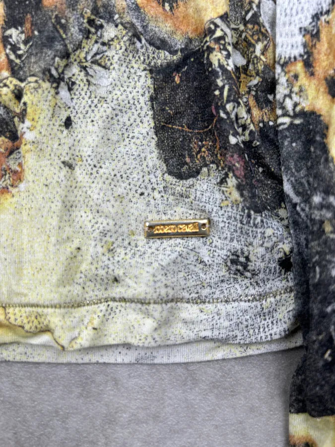 SS2003 Roberto Cavalli Irregular Destructured Leopard Longsleeve GuUENwa 5