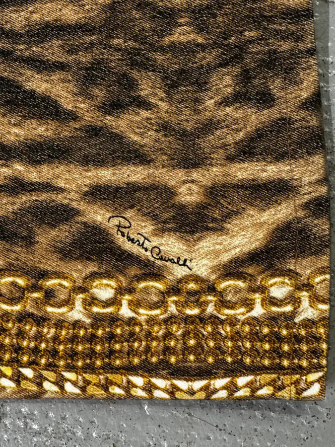 2000s Roberto Cavalli Leopard & Gold Chains Pants IfmMMuV 10