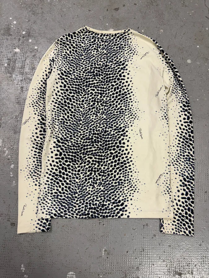 Roberto Cavalli Leopard Black & White Longsleeves (S) 1
