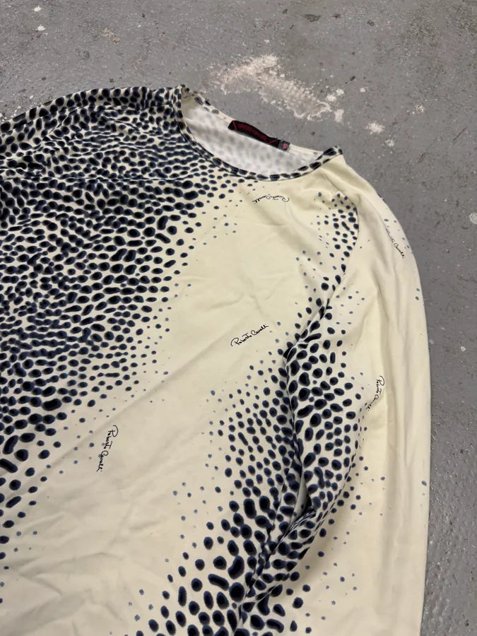 Roberto Cavalli Leopard Black & White Longsleeves (S) 2