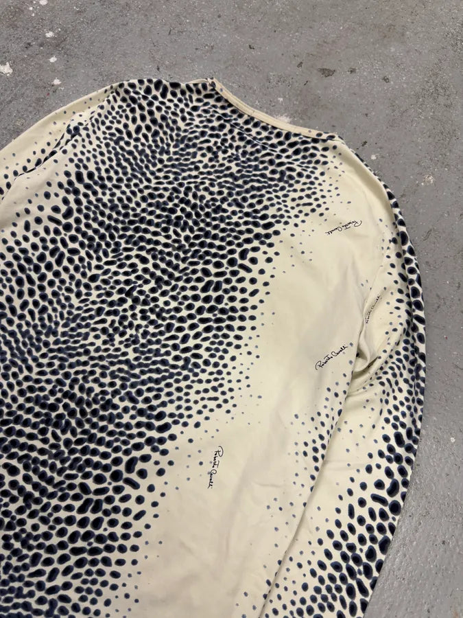 Roberto Cavalli Leopard Black & White Longsleeves (S) 3
