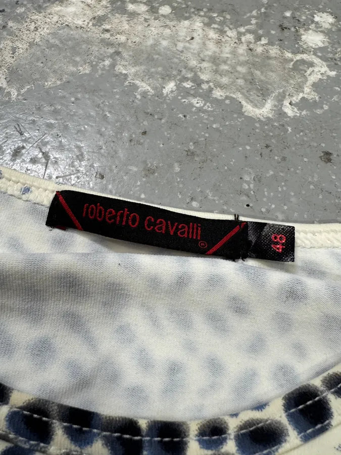 Roberto Cavalli Leopard Black & White Longsleeves (S) 5