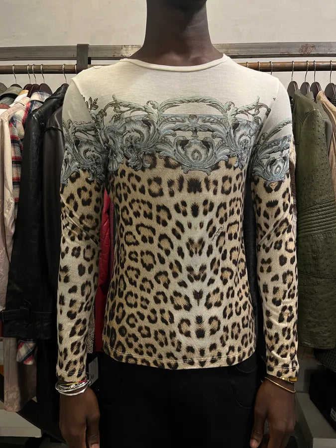 Roberto Cavalli Leopard Gradient Longsleeves EItopnR 1