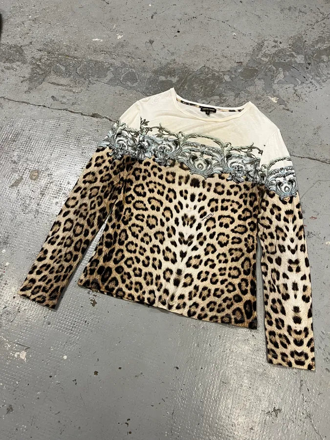 Roberto Cavalli Leopard Gradient Longsleeves EItopnR 2