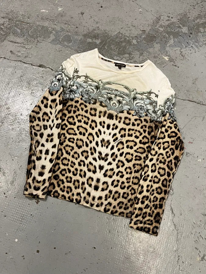 Roberto Cavalli Leopard Gradient Longsleeves EItopnR 4