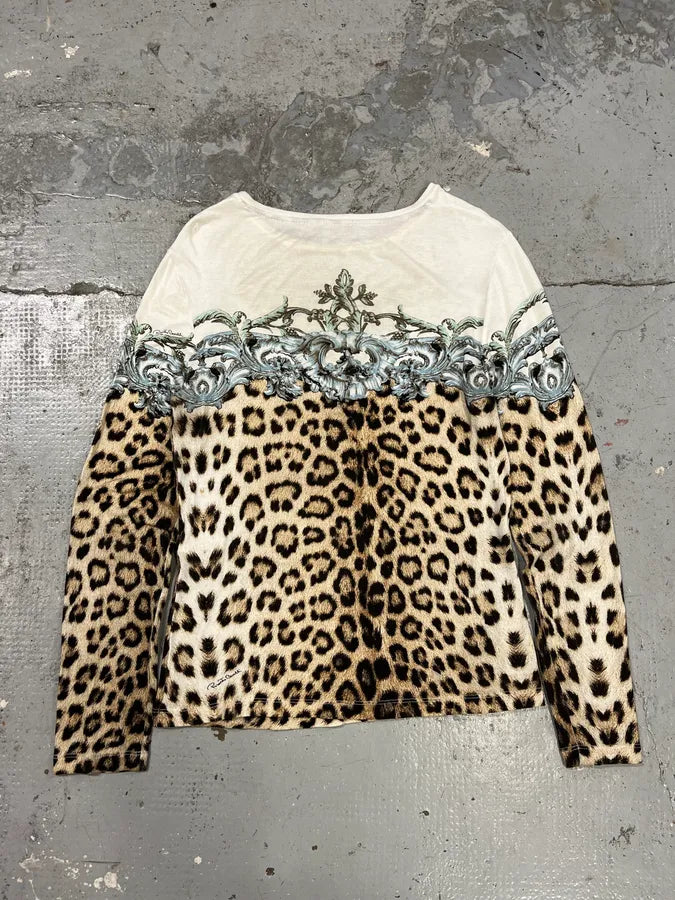 Roberto Cavalli Leopard Gradient Longsleeves EItopnR 6