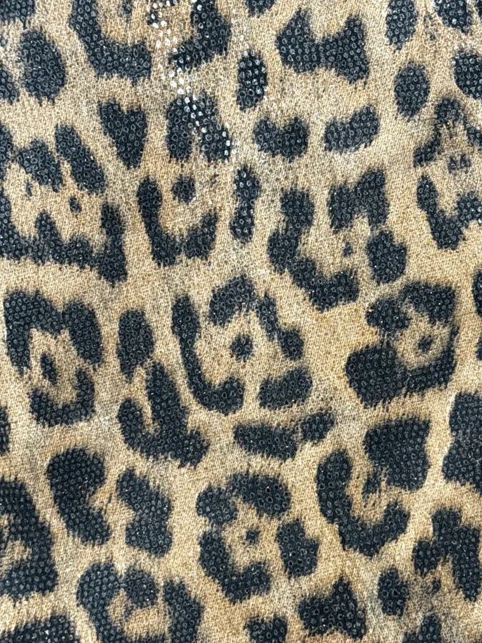 Roberto Cavalli Leopard Glitter Multi Pocket Shoulder Bag hTqhvFN 10