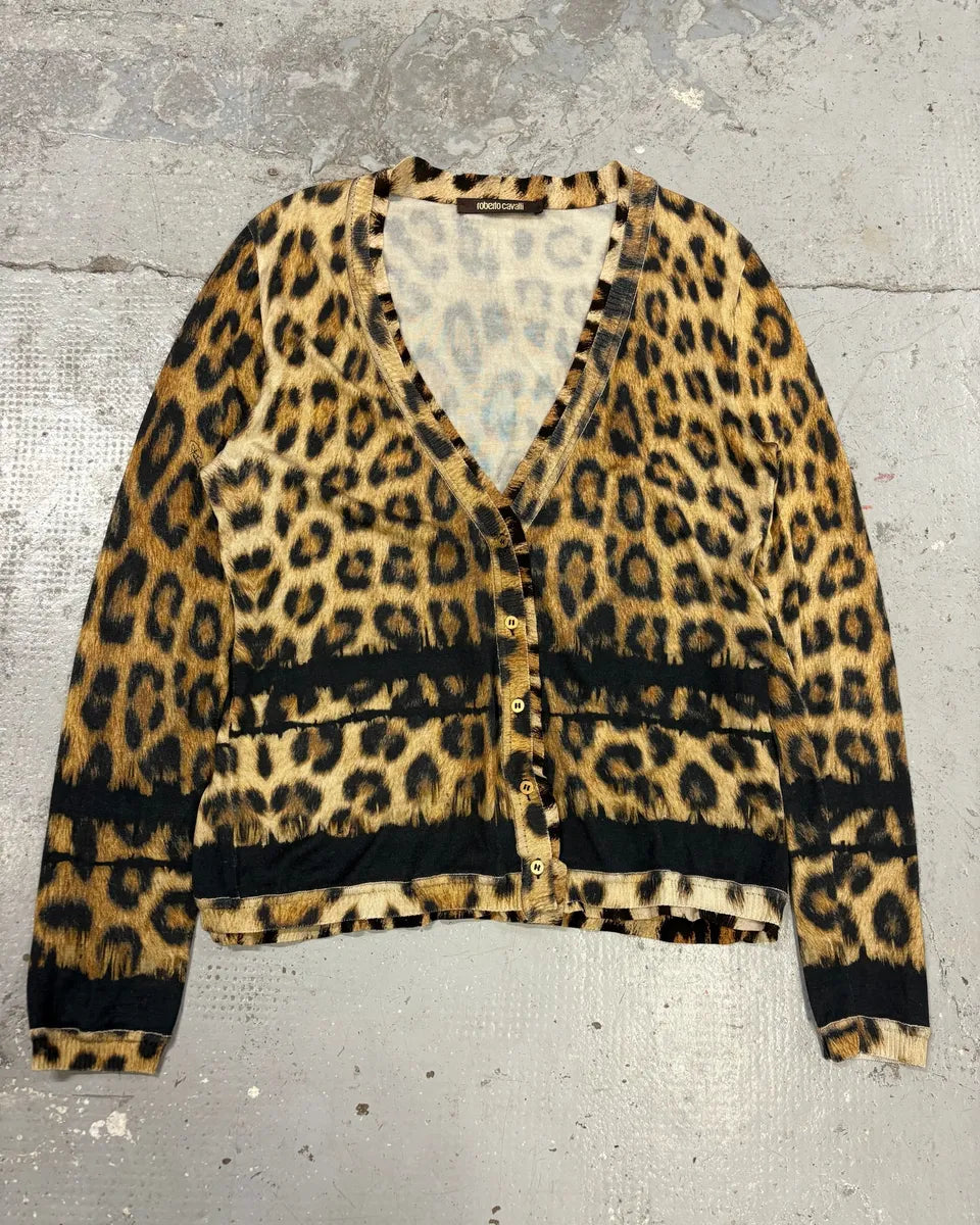 Roberto Cavalli Leopard Print Cardigan DxeVTWx 0
