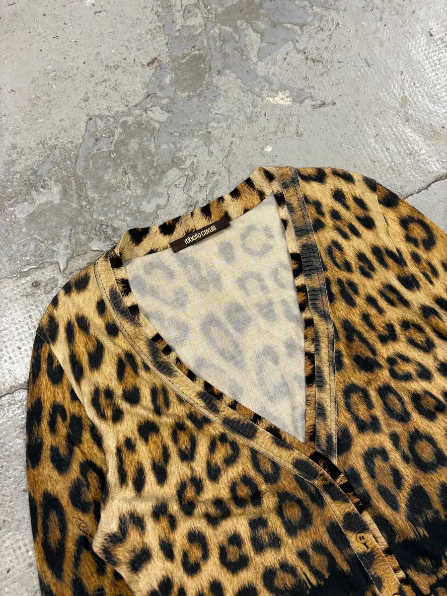 Roberto Cavalli Leopard Print Cardigan DxeVTWx 2