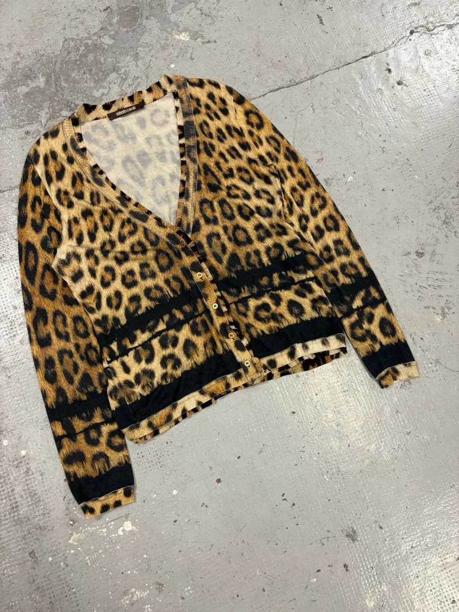 Roberto Cavalli Leopard Print Cardigan DxeVTWx 3
