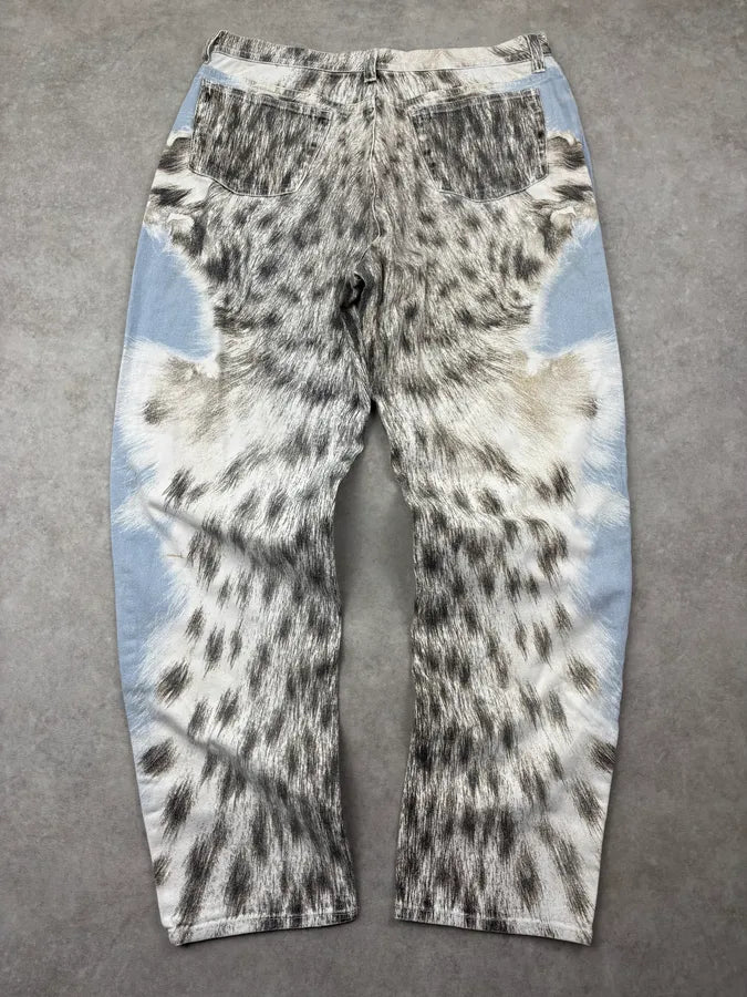 1990s Roberto Cavalli Light Blue Animal Jeans MJPtZja 5