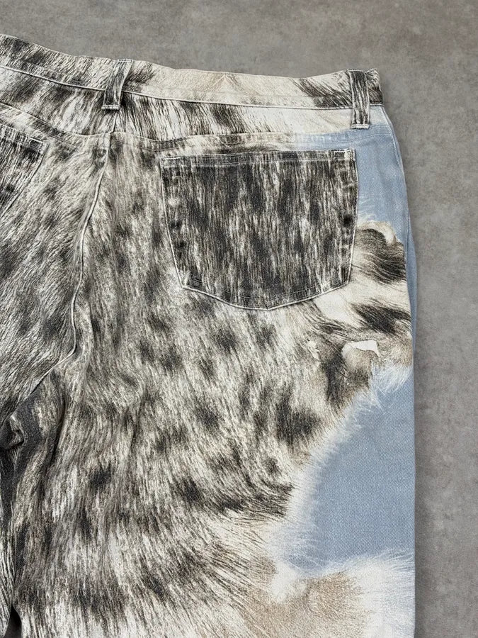 1990s Roberto Cavalli Light Blue Animal Jeans MJPtZja 7