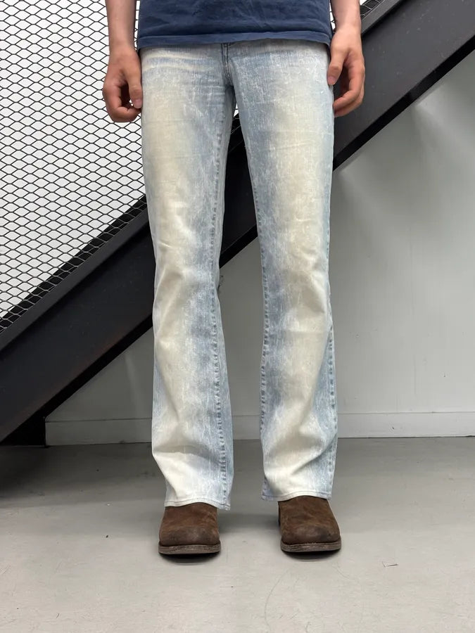 2000s Cavalli Light Blue Washed Denim Jeans EANHrvs 0